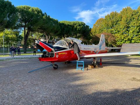 AERONAUTICA MALIGNANI JET PROVOST ACCENSIONE