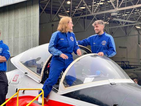 AERONAUTICA MALIGNANI Jet Provost ACCENSIONE TURBOGETTO