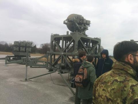 Telecomunicazioni Malignani in Visita II stormo Rivolto