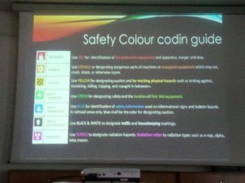 Safety in the working place