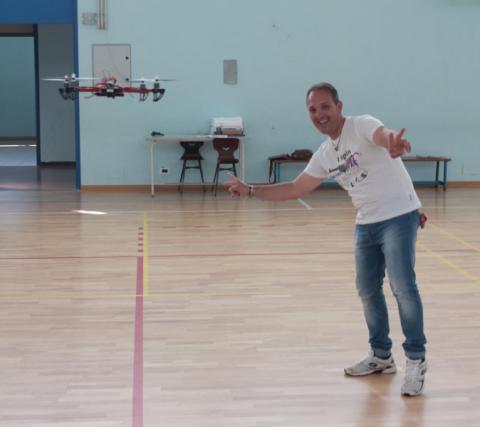 Drone in volo