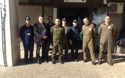  Gruppo accolto dai T.col Anastasi e Spagnolo