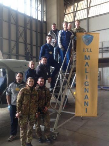Staff Piaggio e personale A.M.