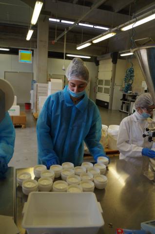 La produzione delle creme