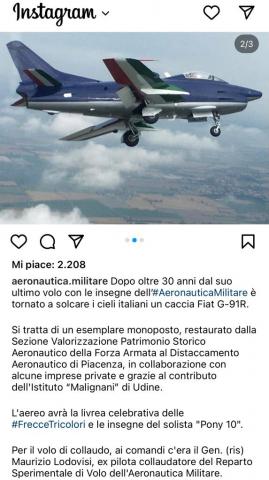 CENTENARIO AERONAUTICA MILITARE MALIGNANI