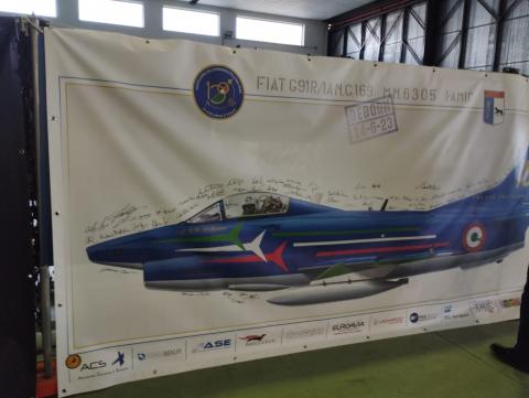 MALIGNANI PIACENZA AERONAUTICA G-91 FLYNING MUSEUM 