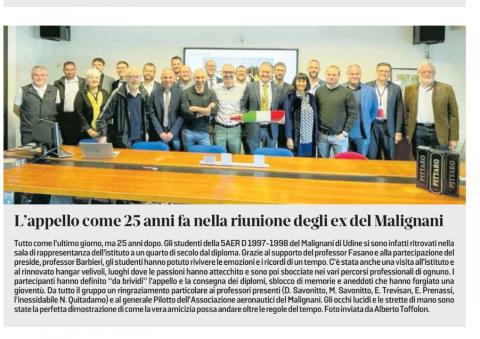 MALIGNANI AERONAUTICA 25 ANNI DOPO