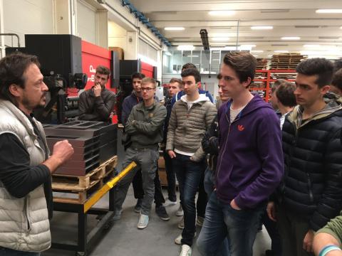 Meccanici in visita a MCM
