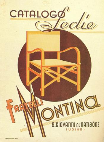 Sedia Montina anni 30