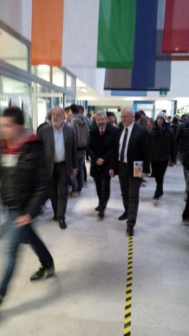 Sindaco Honsell e Dirigente Scolastico