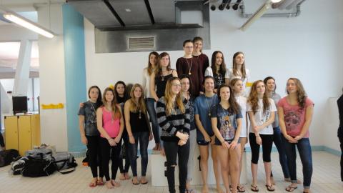 Squadra femminile di nuoto