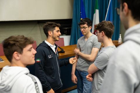 Luca Restivo, Steel training