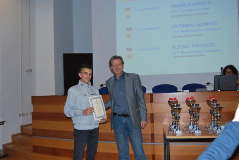 Premiazione giochi della chimica