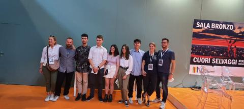 Classe 5LSAB a Salone del libro 