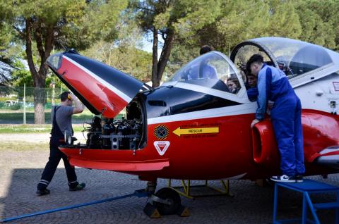 MALIGNANI UDINE AERONAUTICA ACCENSIONE TURBOGETTO JET PROVOST