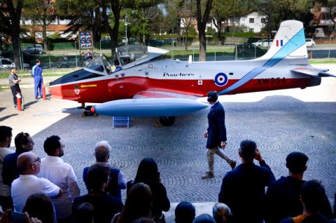 MALIGNANI UDINE AERONAUTICA ACCENSIONE TURBOGETTO JET PROVOST