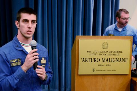 A scuola con le frecce tricolori