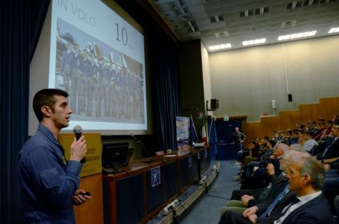 A scuola con le frecce tricolori