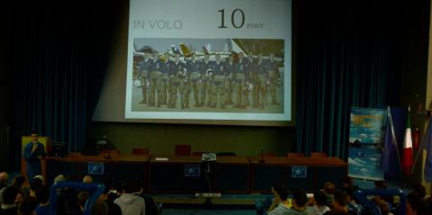 A scuola con le frecce tricolori