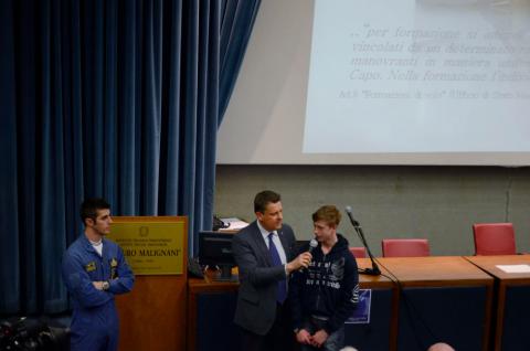 A scuola con le frecce tricolori