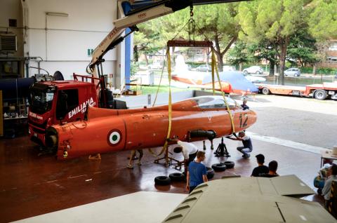 TRASPORTI E LOGISTICA AERONAUTICA MALIGNANI AERMACCHI MB326