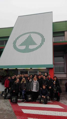 MALIGNANI ASPIAG VISITA  LOGISTICA AERONAUTICA