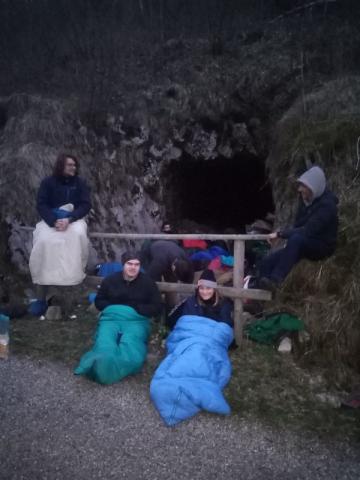 Una notte in trincea