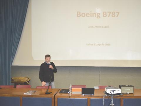 COMANDANTE SCALI, BOEING 787, MALIGNANI
